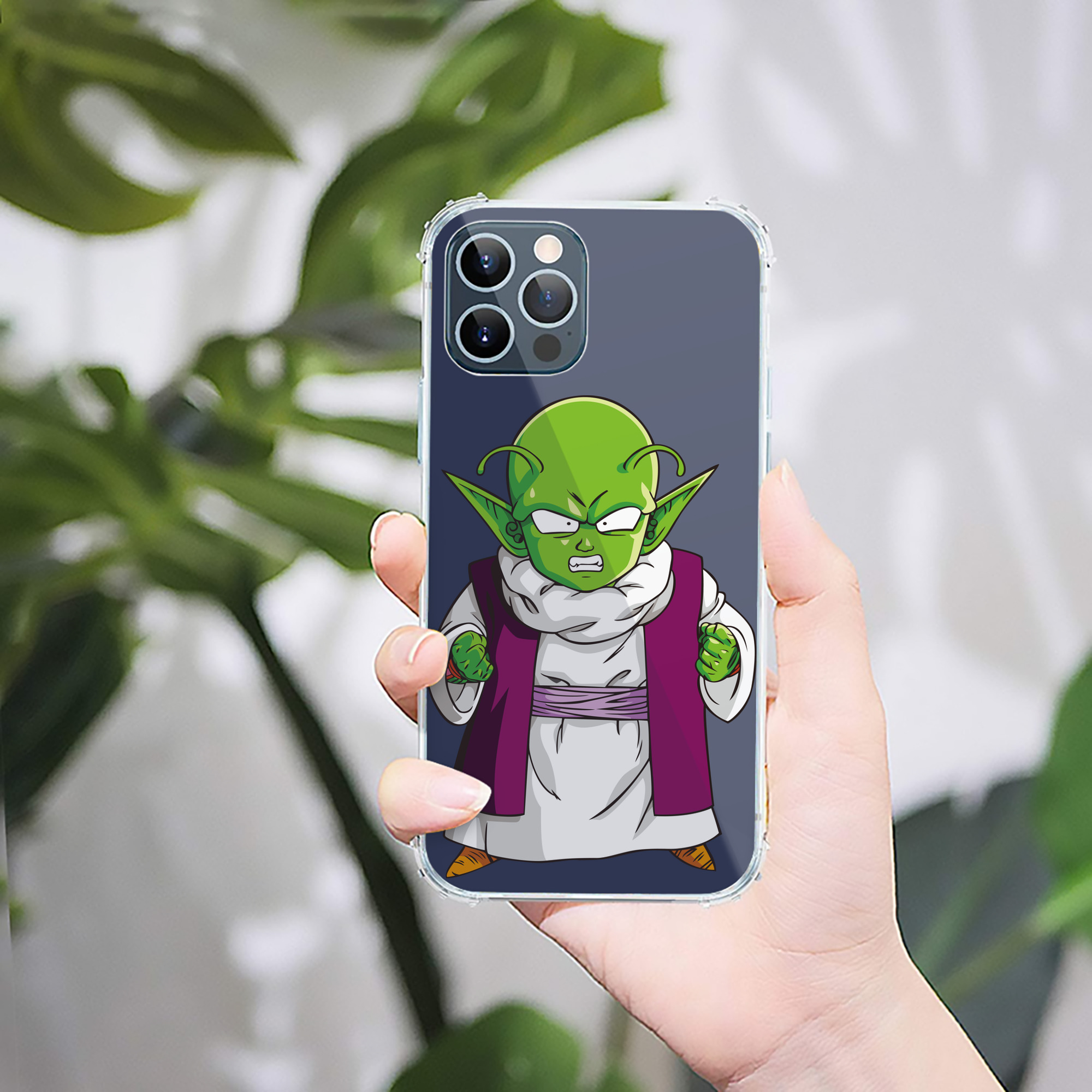 （画像用） ドラゴンボール ピッコロ DRAGON BALL Piccolo 【iPhone 12シリーズ対応】透明スマホケース（クリアソフトケース）